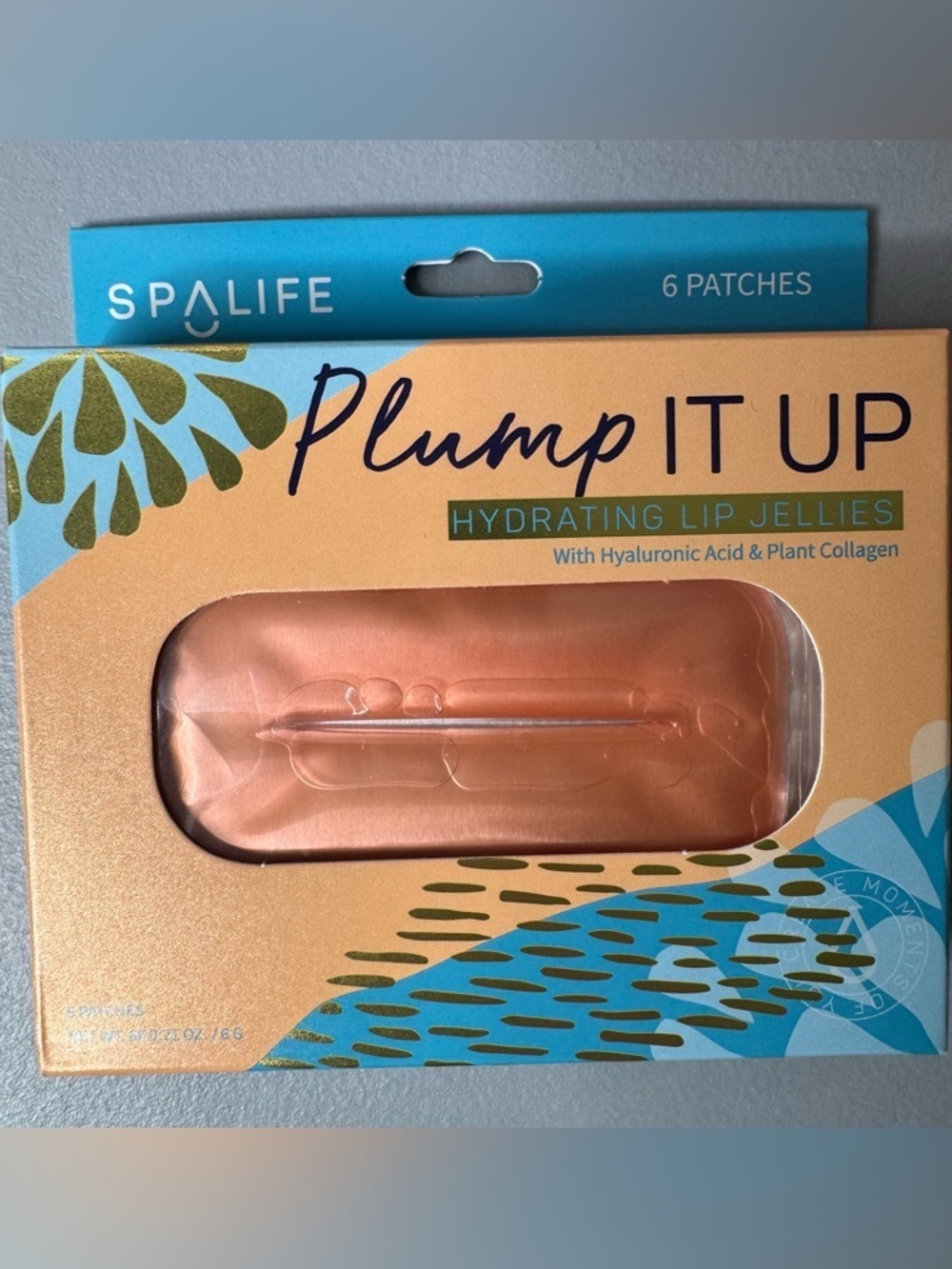 Spa life plump it up Jelly Hydrating lip jellies hyaluronic acid 6 patches
